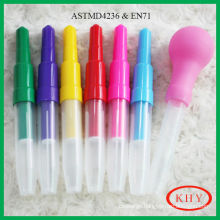Just for fun promotional children marker colorful rainbow blow pen